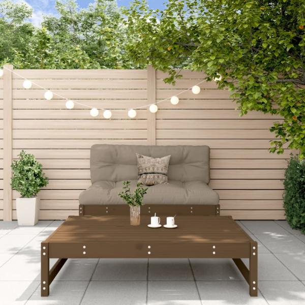 vidaXL 2-tlg. Garten-Lounge-Set Honigbraun Massivholz Kiefer 3186588