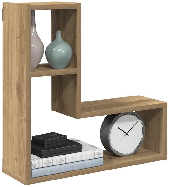 vidaXL Wandregale 2 Stk. Artisan-Eiche 50x15x50 Holzwerkstoff 856605