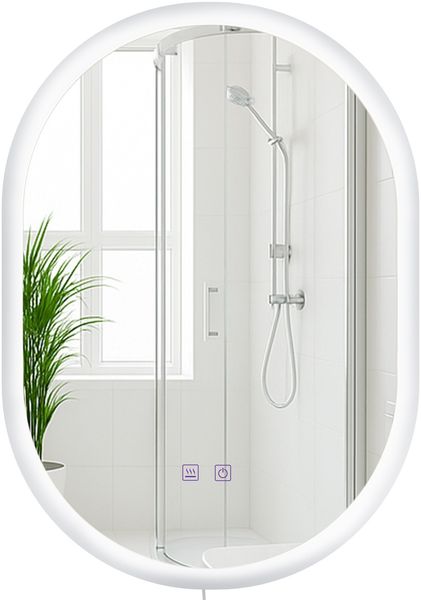 CLP Badspiegel Karishma 70x50 cm Anti-Beschlag LED-Beleuchtung mit/ohne Bluetooth,ohne Bluetooth Bild 5