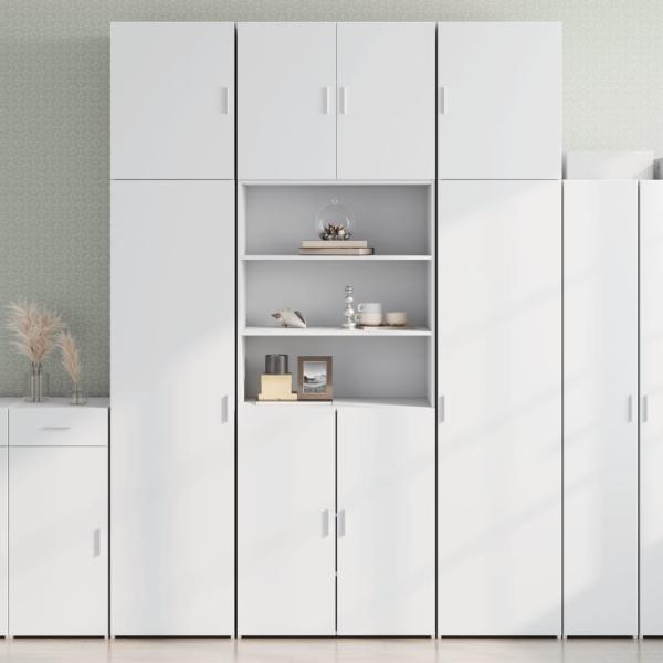 vidaXL Highboard Weiß 80x42,5x249 cm Holzwerkstoff 3281357