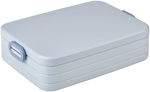 Mepal 2-tlg Bento-Lunchboxen Set Klein/Groß Take A – Brotdose mit Fächern, geeignet für bis zu 4 BZW. 8 Butterbrote, TPE/pp/abs, 0 mm Nordic Blue neu Bild 2