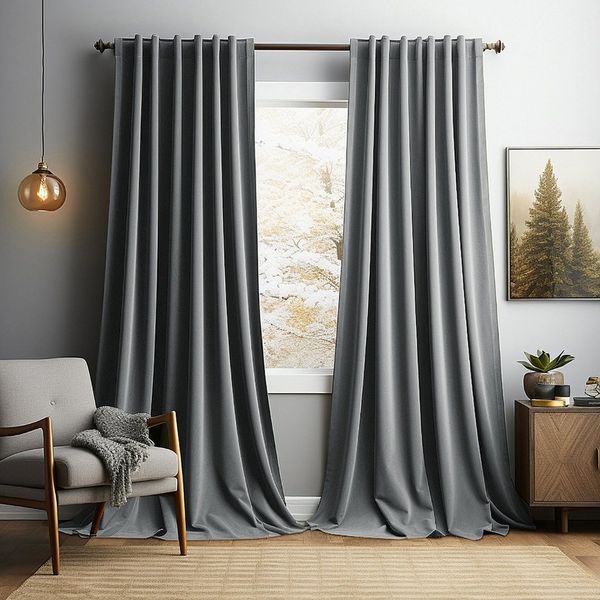 Sunicol Vorhang 2er Set Samtvorhänge Kräuselband Verdunkelungsvorhang, Blickdicht Velvet Gardinen für Schlafzimmer Wohnzimmer