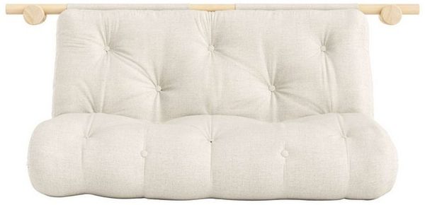 Karup Design Schlafsofa Hooked Sofa Bed / Sleeper Chair – Sitz- oder Schlafplatz, platzsparend, Futonmatratze inkl. Halterungsset aus FSC®-zertifiziertem Massivholz