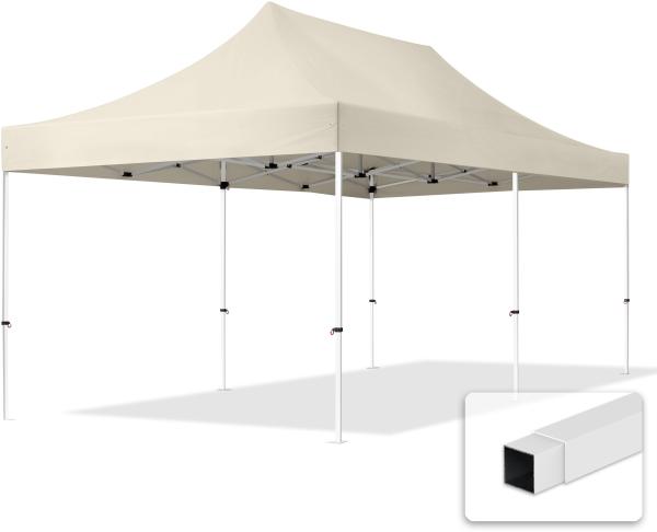 3x6 m Faltpavillon, ECONOMY Stahl 30mm, creme