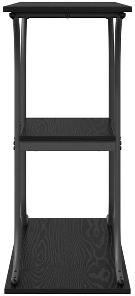 vidaXL Konsolentisch mit Regal Schwarz Eichen-Optik 101 x 35 x 80,5 cm 868469 Bild 6