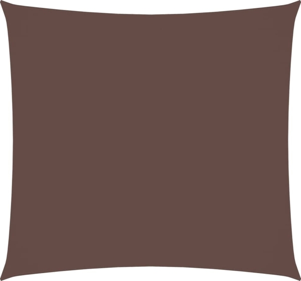 vidaXL Sonnensegel Oxford-Gewebe Quadratisch 3x3 m Braun 135797
