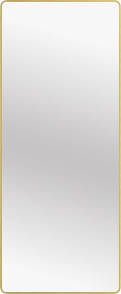 SONGMICS Ganzkörperspiegel, Spiegel rechteckig, stehend oder wandmontiert, für Wohnzimmer, Schlafzimmer, 165 x 60 cm, gold Bild 3