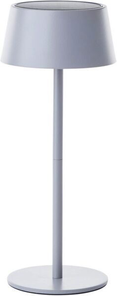 OTTO home LED Außen-Tischleuchte Oddny Tischleuchte mit Solar u. Akku, mehrere Helligkeitsstufen, LED fest integriert, Warmweiß, LED Solar, Tischlampe, 3000 K, dimmbar, USB ladbar, Indoor & Outdoor