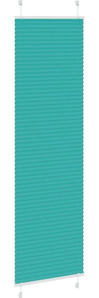 vidaXL Plissee Petrolgrün 65x200 cm Stoffbreite 64,4 cm Polyester 4015408 Bild 3