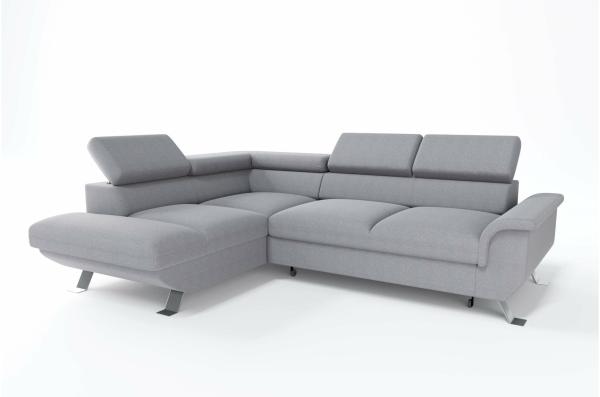 Stylefy Charlotta Ecksofa Strukturstoff INARI Türkis Links