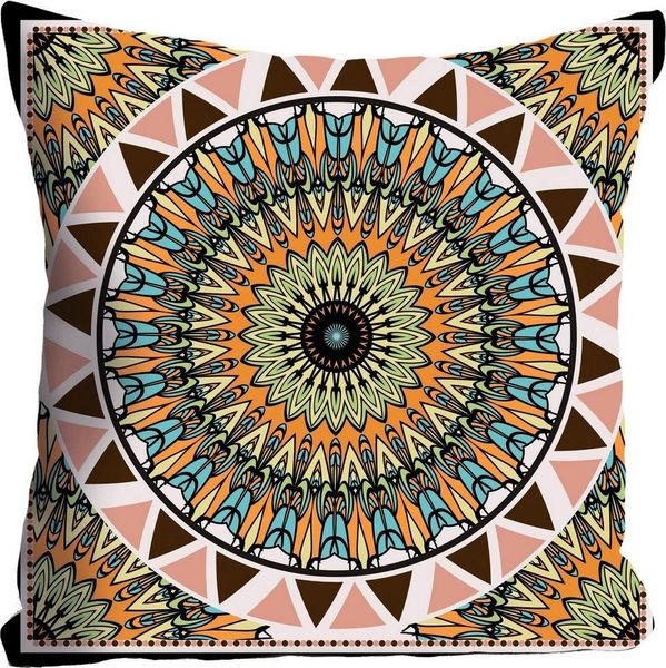 queence Dekokissen »Mandala«, Kissenhülle ohne Füllung, 1 Stück