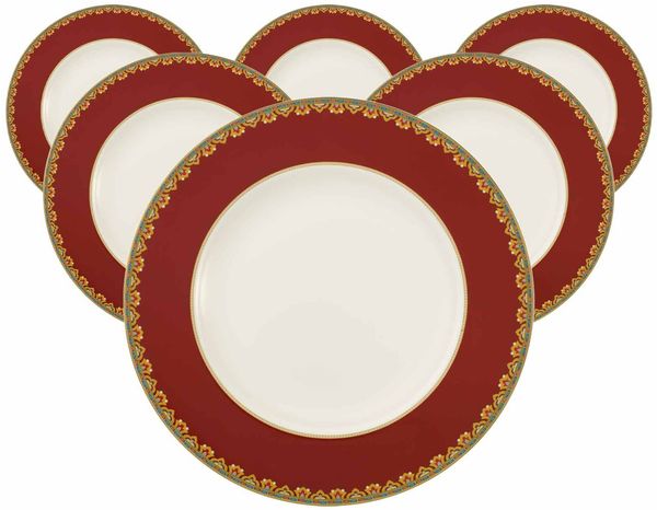 Villeroy & Boch Samarkand Rubin Speiseteller ø 27,7 cm 6er Set