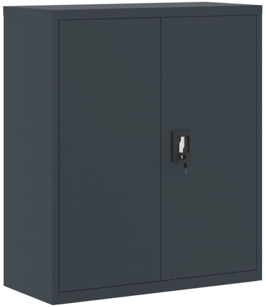 vidaXL Aktenschrank Anthrazit 90x40x105 cm Stahl 339739