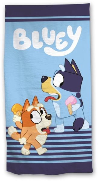 Bluey 140x70 cm Kinder Badehandtuch Polyester Strand Schwimmbad Reise