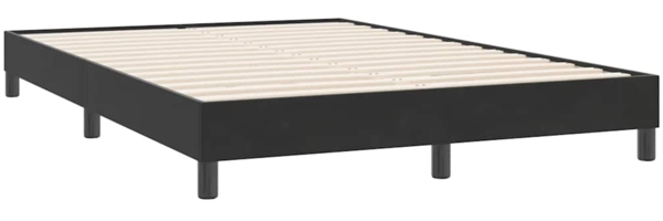 vidaXL Bettgestell ohne Matratze Schwarz 160x220 cm Samt 4101411
