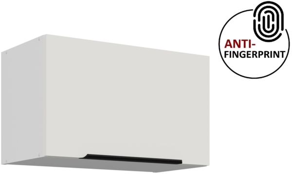 Küchen Hängeschrank 60 cm ARIA Weiss ultra matt + Weiss matt, hochwertige Fronten mit Anti Fingerprint Beschichtung Küchenzeile Küchenblock
