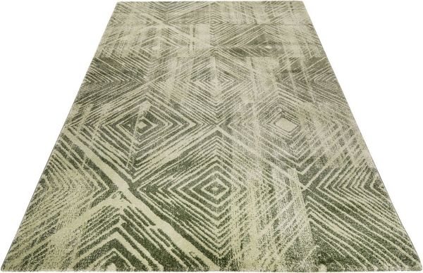Esprit Teppich Cuba, ESP-40104, rechteckig, Höhe: 13 mm, dichter Kurzflor, geometrisch, Wohnzimmer