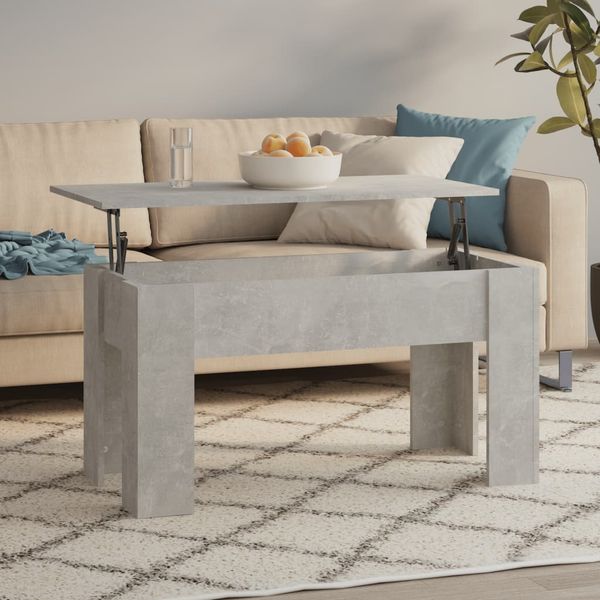 vidaXL Couchtisch Betongrau 101 x 49 x 52 cm Holzwerkstoff [809687]