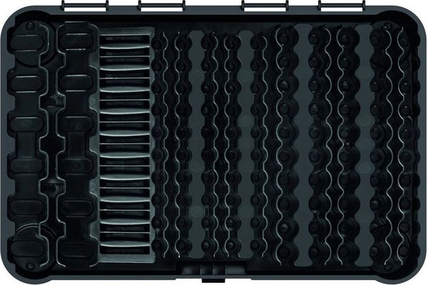Kreher Batteriebox mit Unterteilungen für AA, AAA, C, D, 9V & Knopfzellen