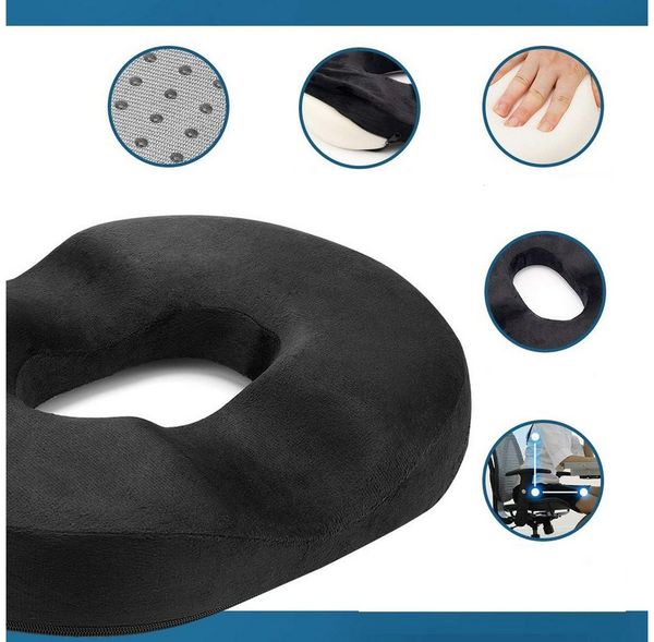 TUWENA Stuhlkissen Donut-Kissen für Schwangerschaft Druckgeschwüre Hämorrhoiden Bürostuhl, Schmerzlinderung Kissen Steißbein, Postnatal, Ischias