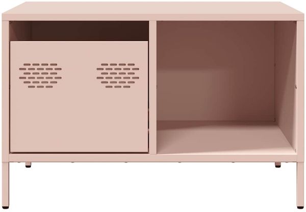 vidaXL Couchtisch Rosa 68,5x50x43,5 cm Kaltgewalzter Stahl 851281 Bild 6