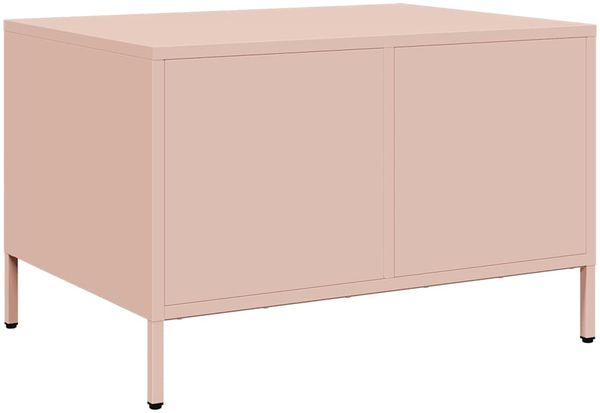vidaXL Couchtisch Rosa 68,5x50x43,5 cm Kaltgewalzter Stahl 851281 Bild 8