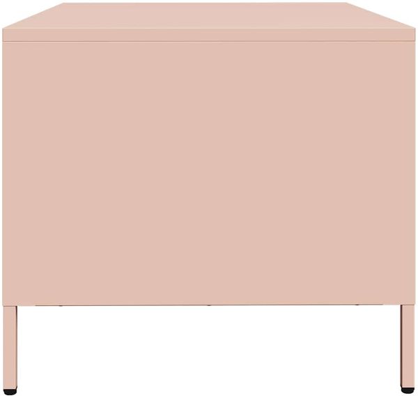 vidaXL Couchtisch Rosa 68,5x50x43,5 cm Kaltgewalzter Stahl 851281 Bild 7