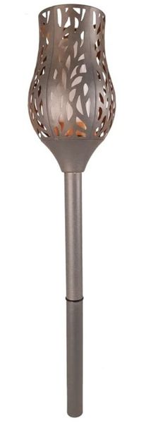 Luxform LED Gartenleuchte Luxform Tulip LED-Gartenleuchte Außenbeleuchtung Flammen Effekt, LED fest integriert