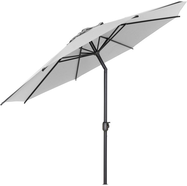 Isa Mittelstockschirm anthrazit/stone Ø300 cm