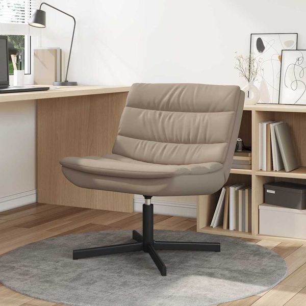 vidaXL Drehstuhl Cappuccino 63 x 75 x 76 cm Kunstleder 42007344
