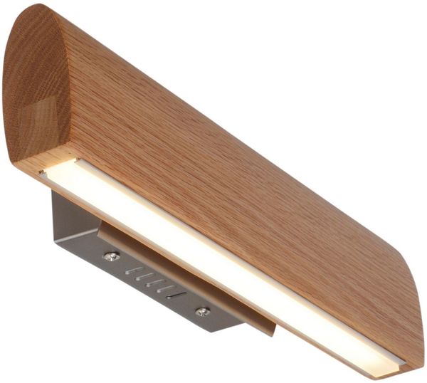 Wandleuchte Innen LED Wandlampe Wohnzimmer Wandstrahler Holz Flurlampe 1287814
