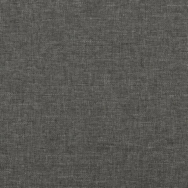 vidaXL Boxspringbett mit Matratze Dunkelgrau 80x200 cm Stoff 3144128 Bild 9