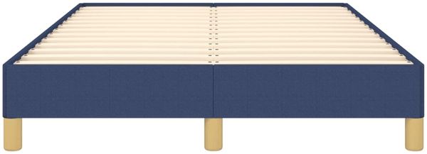 vidaXL Polsterbett, Stoff, 25,0 cm, Blau, 120x190 cm, mit Lattenrost, Natur Bild 5