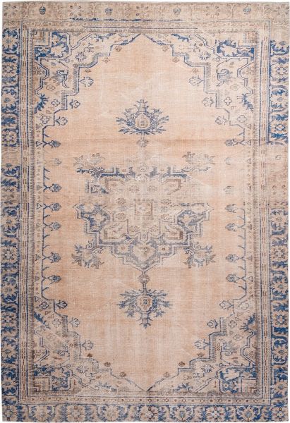 Kurzflorteppich Hikina 600 Blau 140x200 cm