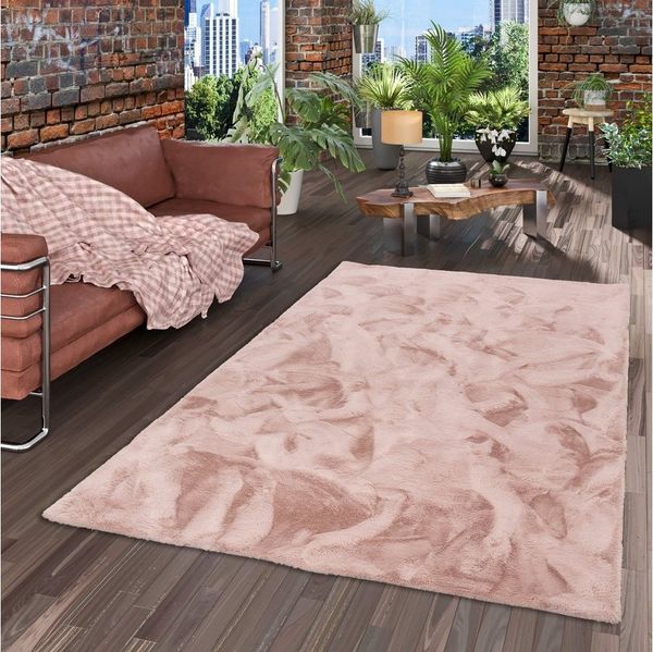 Pergamon Fellteppich Fellteppich Luxus Super Soft Plush, Rechteckig, Höhe: 25 mm