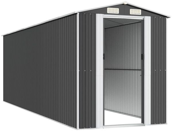 vidaXL Geräteschuppen Anthrazit 192x606x223 cm Verzinkter Stahl 3147454 Bild 4
