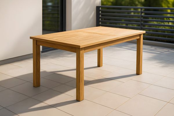 Gartentisch Outdoor massiv Teakholz 180 x 100 FREETOWN 172501121