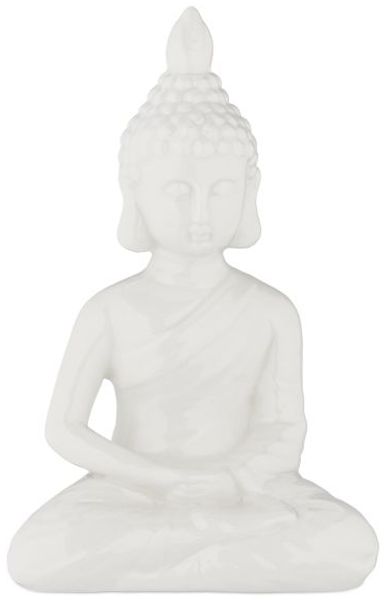 Weiße Buddha Figur 17 cm 10043082