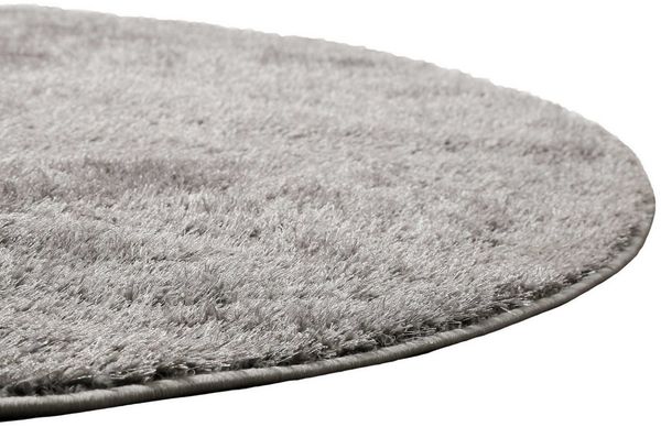 Homie Living Teppich Flavio, rund, Höhe: 30 mm, Hochflor, gewebt, weich, uni, Wohnzimmer, Schlafzimmer, waschbar