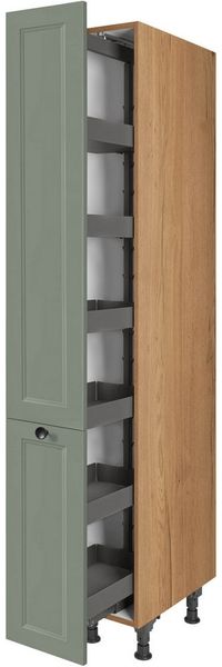 nobilia® Apothekerschrank "Cascada", mit 5 Einhängekörben, Breite 30 cm, Höhe 216,6 cm, vormontiert, Ein- und Auszugsdämpfung SoftStoppPro