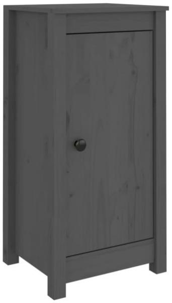Sideboard Grau 40 x 35 x 80 cm cm Massivholz Kiefer [813728]