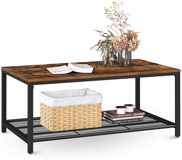Couchtisch Connie - Holzfarben / Metall - 106 x 60 x 45cm