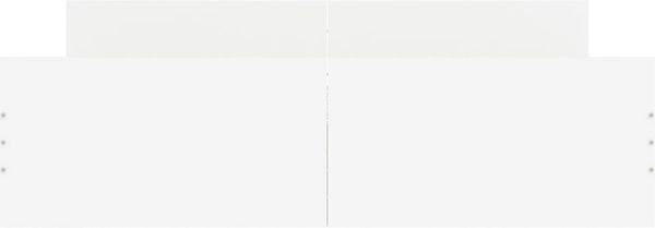 vidaXL Bettgestell mit Kopf- und Fußteil Weiß 160x200 cm 3203761 Bild 3
