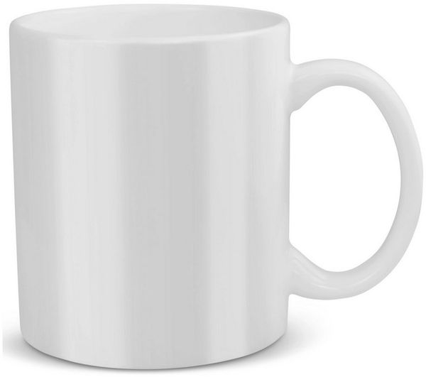 22Feels Tasse 10x Sublimation Rohling. 325ml (11oz), Spülmaschinenfest WEISS-SCHWARZ, 10-tlg.