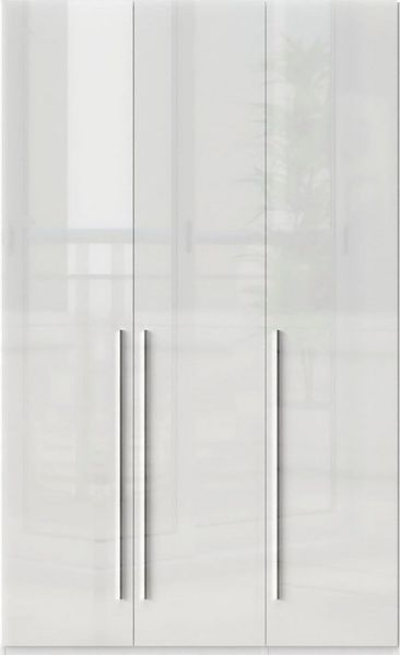 OTTO home Kleiderschrank Piano, UV lackiert, hochglänzend in beige oder weiß, FSC-zertifiziert (Made in Europe) in vielen Breiten, Höhe 224cm, mit Soft-Close Funktion