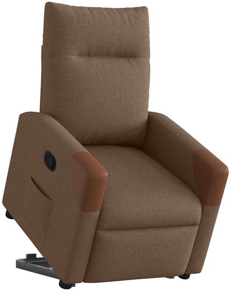 vidaXL Relaxsessel mit Aufstehhilfe Braun Stoff 3324009 Bild 3