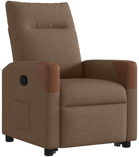vidaXL Relaxsessel mit Aufstehhilfe Braun Stoff 3324009 Bild 4