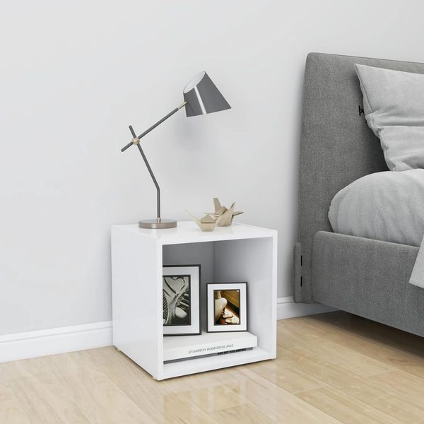 vidaXL TV-Schrank Weiß 37x35x37 cm Holzwerkstoff 805498