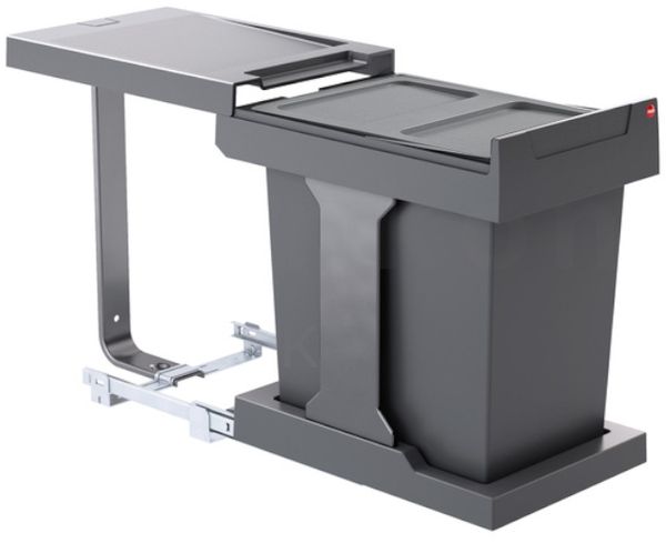 Hailo Abfallsammler 3635002 AS Swing Solo manuell 20 Liter mit Deckel
