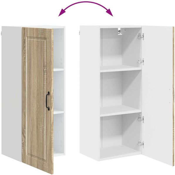 vidaXL Wandschrank PORTO Sonoma-Eiche 40 x 31 x 100 cm Holzwerkstoff 885467 Bild 11